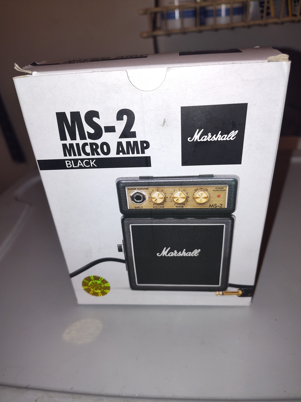 Marshall MS-2 Micro Amp Black - Compact Mini Guitar Amplifier
